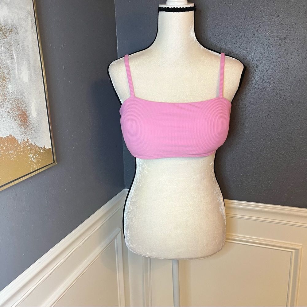 Something Navy Classic Swim Bandeau Top - Picture 5 of 10